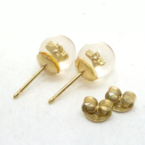 LOUIS VUITTON Bubble Earrings Clear/Pink Flower Earrings - Picture 8 of 9